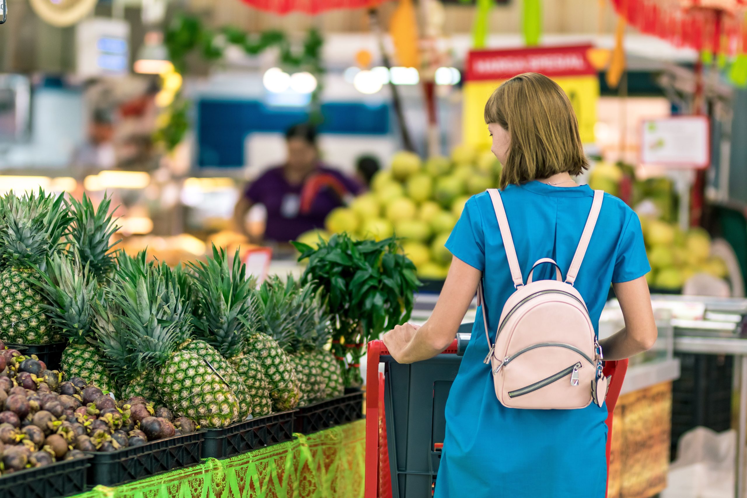 supermarket aisle