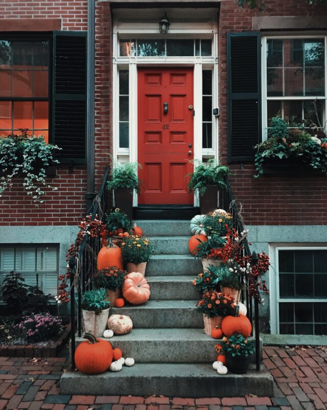 halloween doorstep