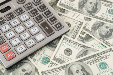 calculator and money