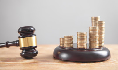 gavel and money damages