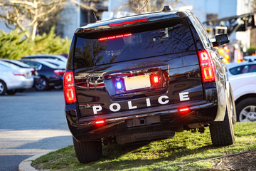 police at car accident