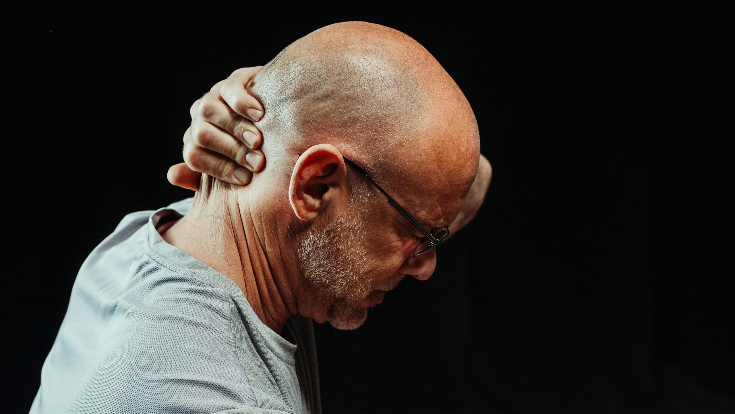 man with pain